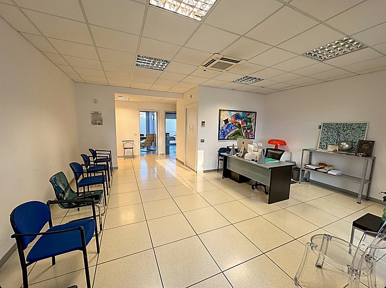 La sala d'attesa dello studio GP Medical